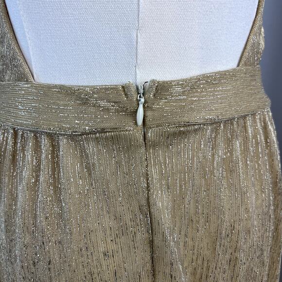 Lulu's Gold Maxi Dress - Picture 9 of 15